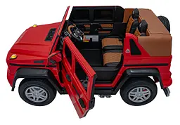 Дитячий електромобіль Mercedes Benz Maybach G650, з регулюванням сидінь, червоний - мініатюра 6