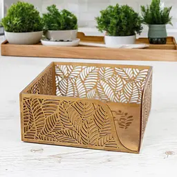 Дерев'яна серветниця VANZA LEAF oak - S (14 см) - мініатюра 3