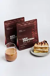 Низькокалорійний поживний коктейль Mix Protein slim Yummу Tiramisu 145 г Choice - мініатюра 2