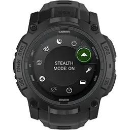 Смарт-годинник Garmin Instinct 3 50mm AMOLED Tactical Edition Black with Black Band (010-03020-50) - мініатюра 6