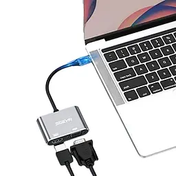 Адаптер SGEYR USB C – HDMI VGA, Mini USB Type C