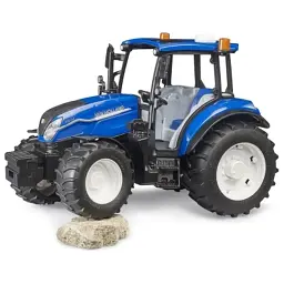 Масштабна модель автомобіля Bruder трактор New Holland T5.120 (02184) - мініатюра 3