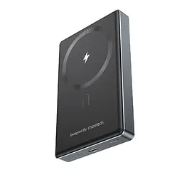 Повербанк 10000mAh Choetech B739 Black QC3.0 PD3.0 бездротова магнітна зарядка (43-00151)