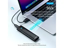 Кишеня для накопичувача Orico PWDM2-G2-BK-EP (HC380503) - мініатюра 6