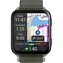 Смарт-годинник Garmin Venu X1 Moss with Titanium Caseback and Moss ComfortFit Nylon Band (010-02980-01) [138713] - мініатюра 6