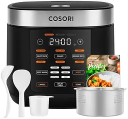 Мультиварка Cosori 5 л чорна (CRC-R501-KEU) - мініатюра 6