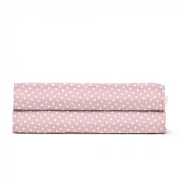 Дитяче простирадло Cosas Rose Dots CS1 110х160 рожеве (DropRose_110x160)