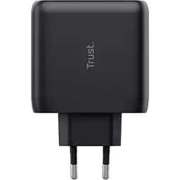 Зарядний пристрій Trust Maxo 65Вт, 2xUSB-C PD, чорний (25380_TRUST) - мініатюра 3