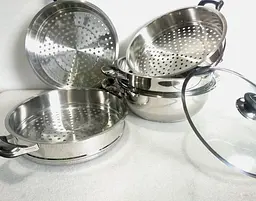 Мантоварка-пароварка O.M.S. Collection 6060 C-28 см 5,8 л - мініатюра 5