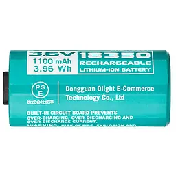Акумулятор 18350 Olight 1100 mAh Li-Ion (ORB-183C11) - мініатюра 3