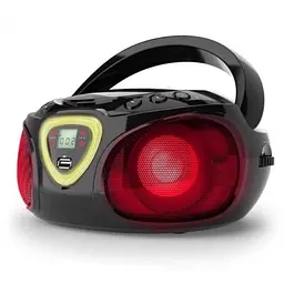 Музичний бумбокс Auna Roadie CD Boombox FM Radio Light Show (10029814)