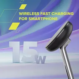 Зарядний пристрій Canyon wireless charger WCS-205 15W Qi2 2in1 w/o adapter Black (CNS-WCS205BW/A) - мініатюра 10