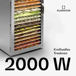Сушка-дегідратор KLARSTEIN Captain Jerky 200 30-90°C промислова (10045538)
 - мініатюра 5