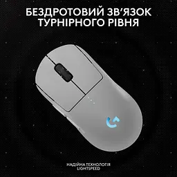 Миша бездротова Logitech G Pro 2 Lightspeed White (910-007302) - мініатюра 4