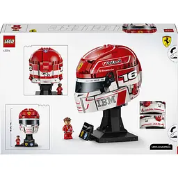 Конструктор LEGO Шолом Шарля Леклера з команди Scuderia Ferrari HP (43014) - мініатюра 3