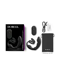 Ерекційне кільце зі стимулятором простати Dorcel P- Ring 18 см чорний - мініатюра 11