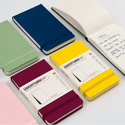 Репортерський блокнот Leuchtturm1917 Кишеньковий, Темно-синій, лінія (364410) - мініатюра 2