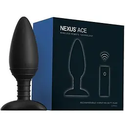 Анальна вібропробка Nexus ACE Large з пультом дистанційного керування діаметр 5 см - мініатюра 2