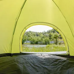 Намет туристичний Lugi LU-019M двомісний 200 * 200 * 140 см світло-зелений - мініатюра 5
