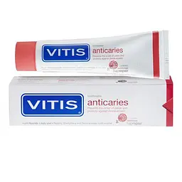 Зубная паста VITIS ANTICARIES (Антикариес), 100 мл - Тройная защита эмали (1450 ppm F + Гидроксиапатит)
