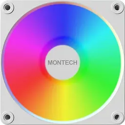 Комплект вентиляторів MONTECH GF120 V2 120MM ARGB PWM 3 Pack (W) - мініатюра 2