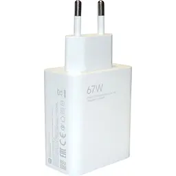 Мережевий зарядний пристрій Xiaomi HyperCharge 67W + Cable USB-A - USB-C (BHR9465EU) [132390] - мініатюра 3