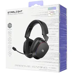 Ігрова гарнітура Proove Gaming Starlight (APP) black/purple (WHSR00020016) - мініатюра 2