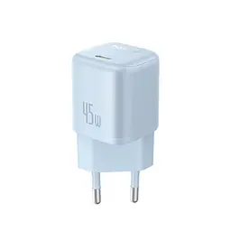 Сітчастий зарядний пристрій Baseus PicoGo GaN Fast Charger 1C 45W синій P10176800313-00