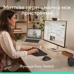 Мишка Logitech Signature Comfort Plus M850L Wireless/USB-C for Business Graphite (910-007704) - мініатюра 7