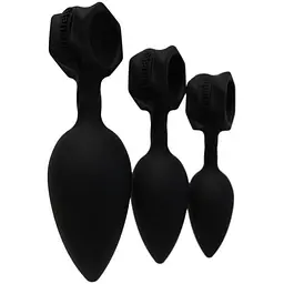 Набір анальних пробок Bathmate Anal Training Plugs діаметр 2.5 см 3.1 см 3.8 см - мініатюра 6