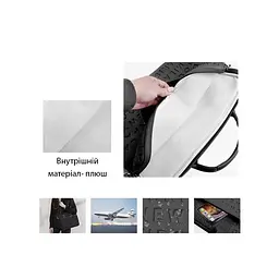Сумка для ноутбука WiWU Waterproof Lycra Cosmo Laptop Slim 14.2″ Сіра (771450) - мініатюра 6