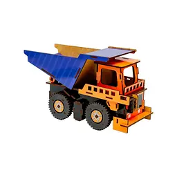 Дерев'яний 3D конструктор Самоскид Puz-00920, 96 деталей - мініатюра 3