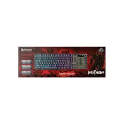 Клавіатура Defender Mayhem Mayhem GK-360DL USB UA Black (45362) - мініатюра 7