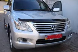 Дефлектор капоту мухобійка Lexus LX 570 2007- темні