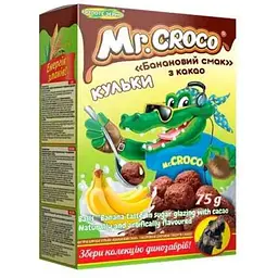 Кульки Золоте Зерно 75г Банановий смак Mr Croco