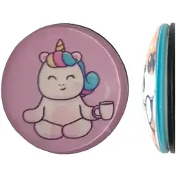 Тримач Поп Сокет New Glass (Скло) Baby Unicorn №13