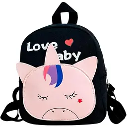 Дитячий рюкзак Evo-Kids Small Unicorn-2 Black (2418-19 Black Unicorn-2)