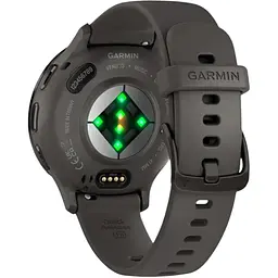Смарт-годинник Garmin Venu 3S Slate S. Steel Bezel w. Pebble Grey Case and S. Band (010-02785-00) - мініатюра 2