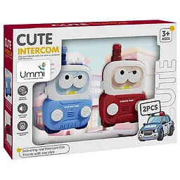 Дитяча навчальна рація Epik ME-214 Police Car Cute Intercom (2pcs) Blue / Red - мініатюра 5