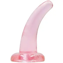 Фалоімітатор Realrock Crystal Clear Dildo 5" 11.5 см рожевий