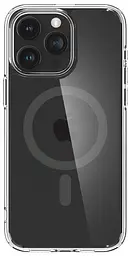 Оригінальний прозорий чохол для iPhone 15 PRO (6.1") Spigen Ultra Hybrid MagSafe Graphite ACS06716 MagFit - мініатюра 3