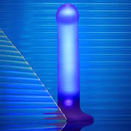 Фалоімітатор Strap-on-me M, 18 см (синій) - мініатюра 7