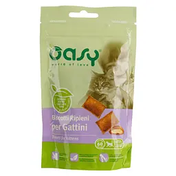 Ласощі для кошенят Oasy Treats подушечки 60 г - мініатюра 2