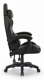 Комп'ютерне крісло Hell's HC-1014 Black-Green тканина - мініатюра 7