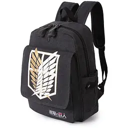 Рюкзак Атака титанів Attack on Titan LOCO rucksack АТ 22.05 чорний