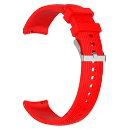 Ремінець BeWatch для Amazfit BIP/Bip Lite/Bip U/Pro/Mini/GTS/GTS 2 (E)/Gtr 42мм силіконовий 20 мм ECO2 Червоний (1012103) - мініатюра 6
