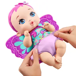 Пупс My garden baby Рожеві крильця з бутилочкою (GYP10) - мініатюра 2