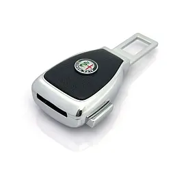 Заглушка перехідник ременя безпеки з логотипом Alfa Romeo 1 шт - мініатюра 5