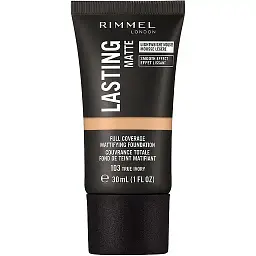 Тональна основа Rimmel Lasting Matte відтінок 103 (True Ivory) 30 мл