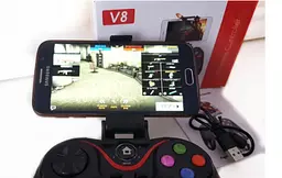Бездротовий Bluetooth джойстик геймпад для мобільного телефону смартфона V8 PC Android iOS чорний - мініатюра 13